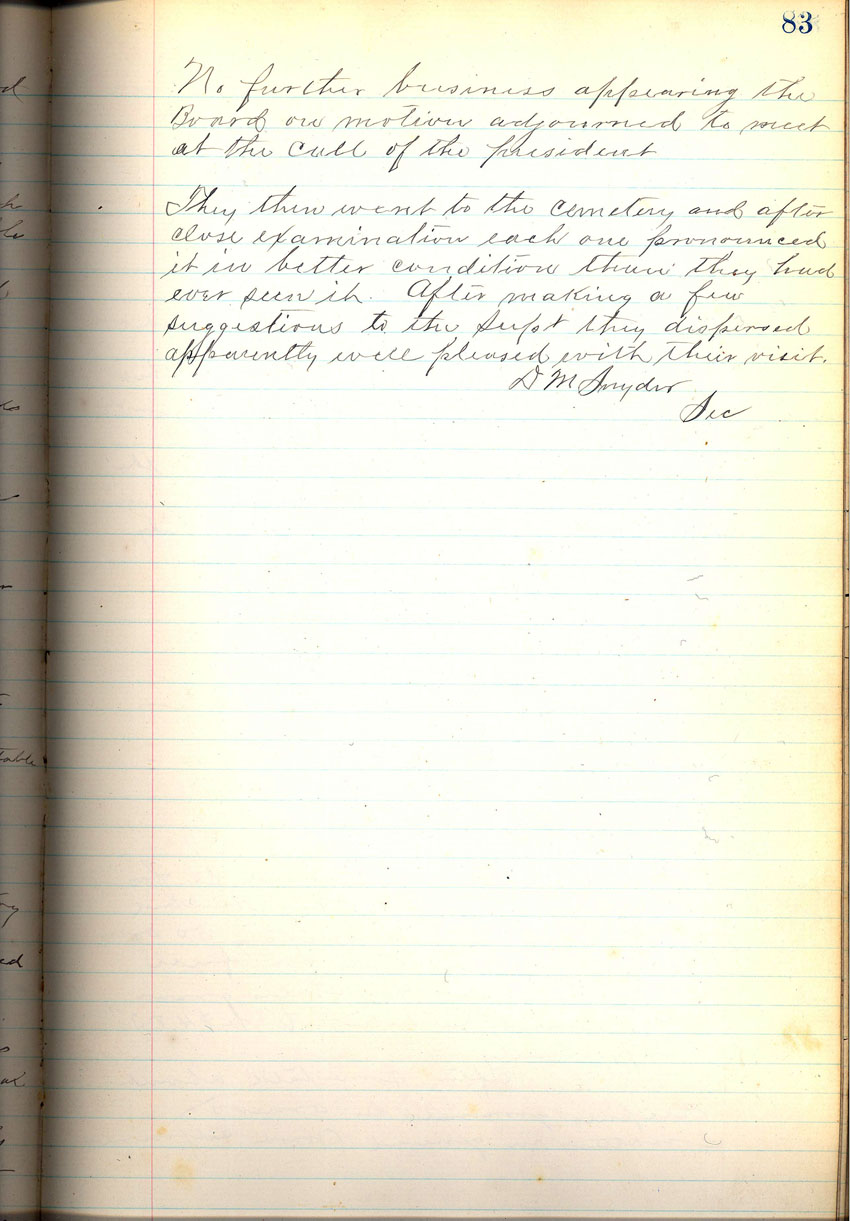 minute book